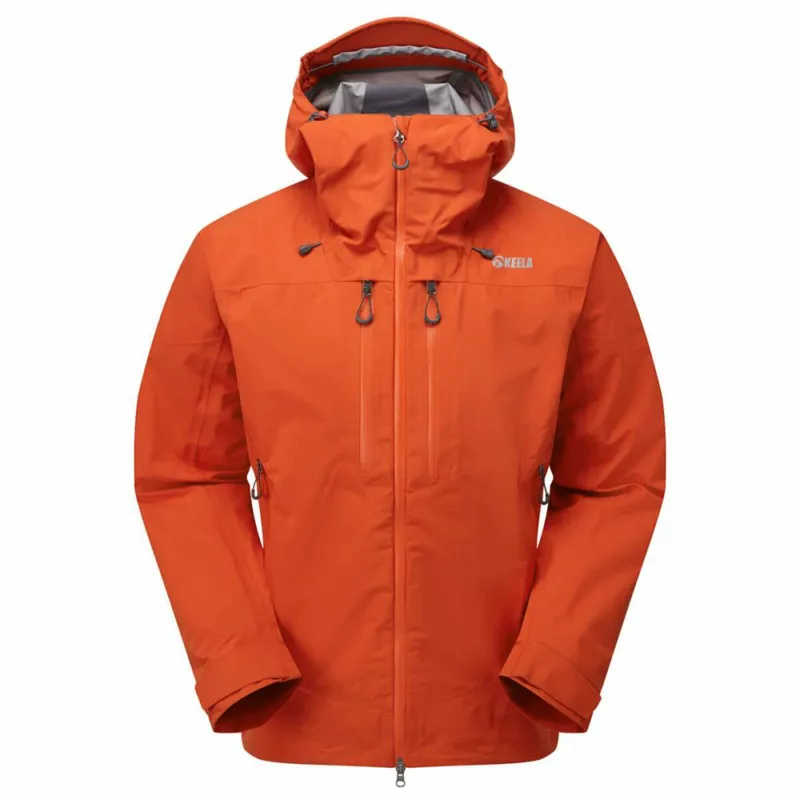 Keela Pinnacle Waterproof Jacket Mens in Spice